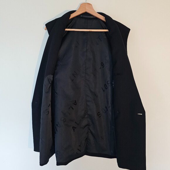 AllSaints Hanah Sleeveless Double Breasted Blazer – Black, Size US 10 - Picture 8 of 11